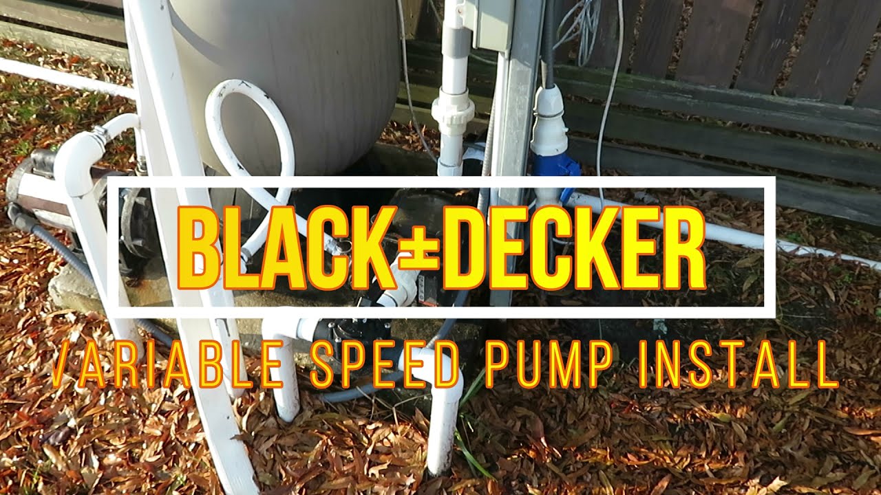 Black & Decker 1.5HP Variable Speed Inground Pump: Complete Installation Video