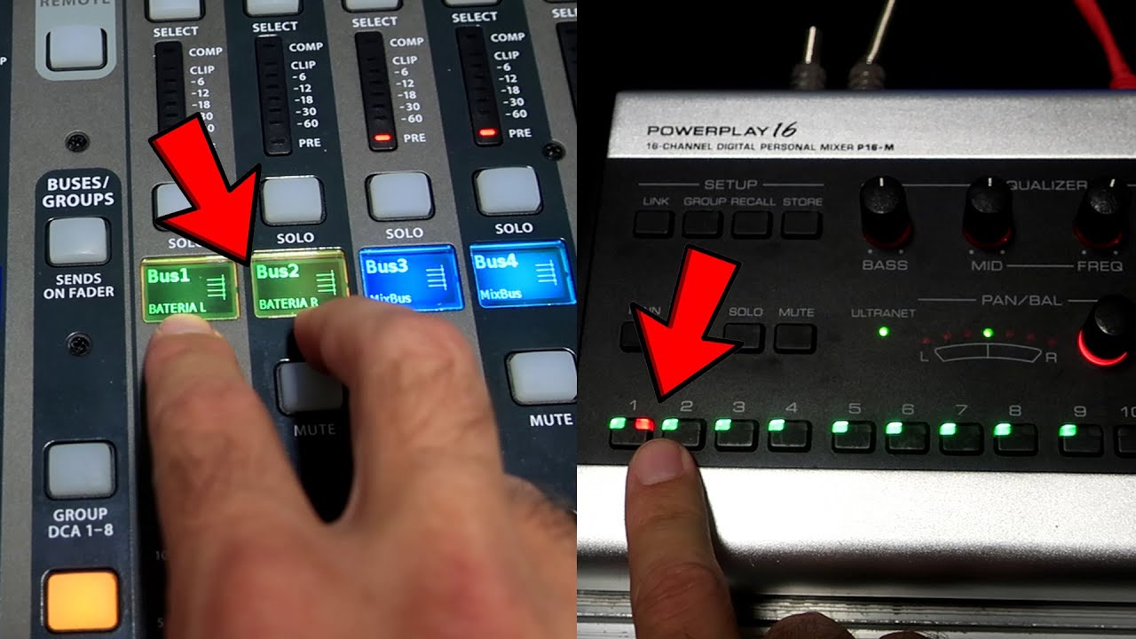 CÓMO ENVIAR MÁS DE 16 CANALES AL PERSONAL MIXER POWERPLAY P16-M DESDE LA CONSOLA BEHRINGER X32