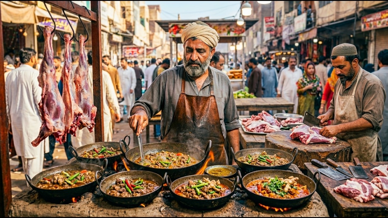 500 KG OF TRADITIONAL SHINWARI MEAT COOKED EVERYDAY | BEST PAKISTANI STREET FOOD RECIPE