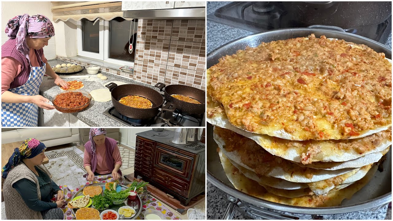 EVDE EN KOLAY LAHMACUN YAPILIŞI❗️