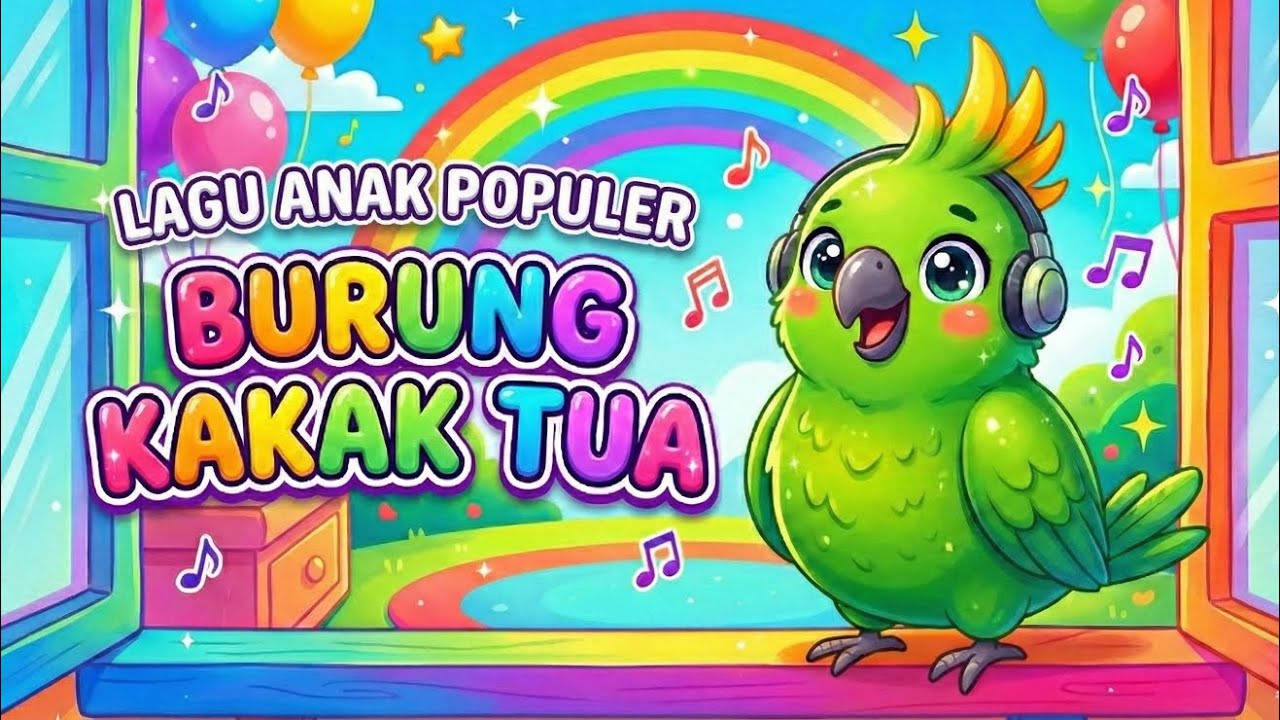 BURUNG KAKAK TUA 🦜- Lagu Anak Populer Sepanjang Masa - Nursery Rhymes Indonesian