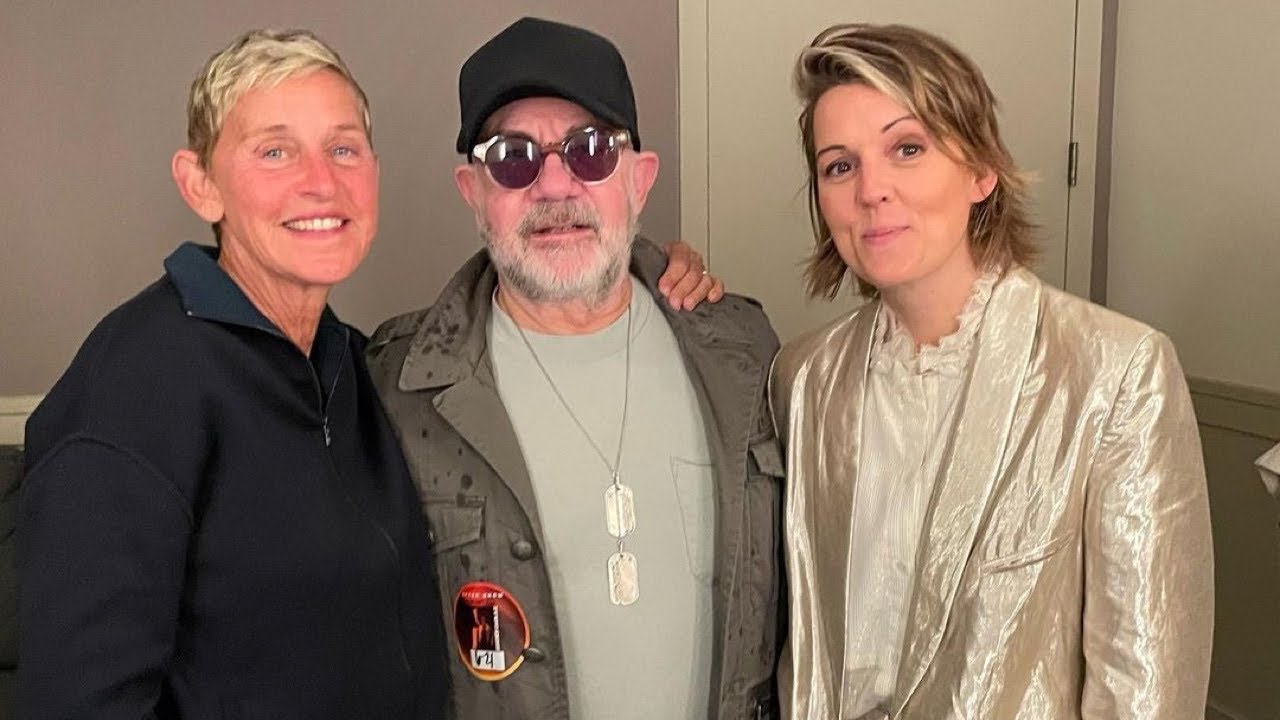 Ellen Degeneres at Brandi Carlile concert at the Santa Barbara Bowl ( June 21,2022)