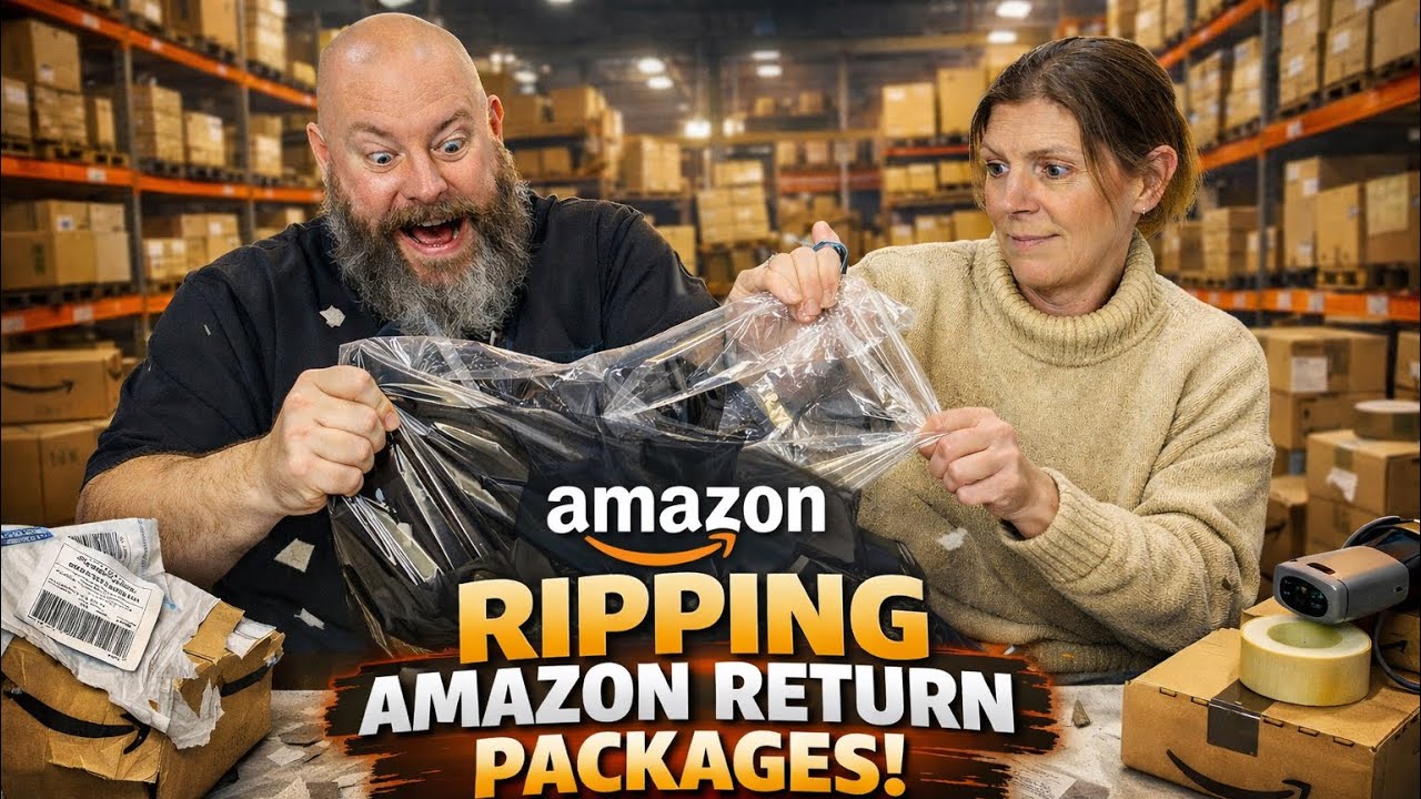 TEARING OPEN Amazon Customer Return MYSTERY Packages