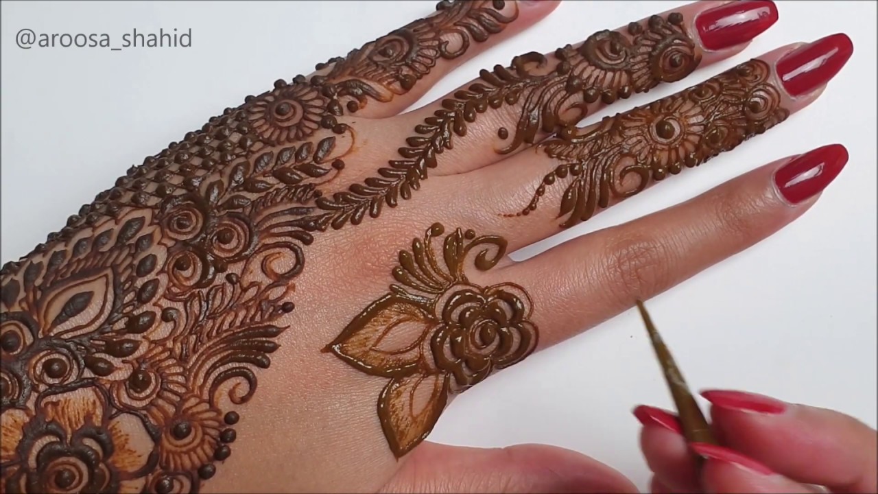 Intricate full hand mehndi design for brides | Wedding Henna design 2020