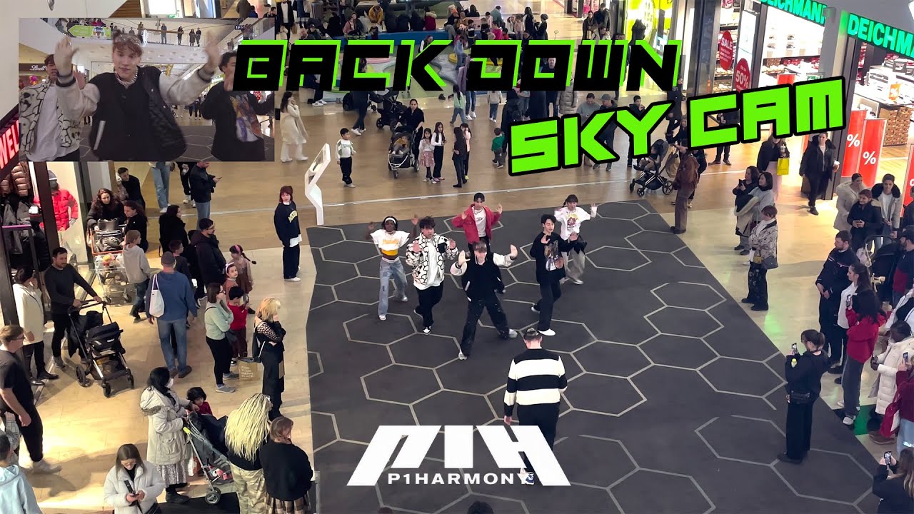 [KPOP IN PUBLIC VIENNA] - P1HARMONY (피원하모니) - Back Down - Dance Cover - [SKY CAM] [UNLXMITED] [4K]