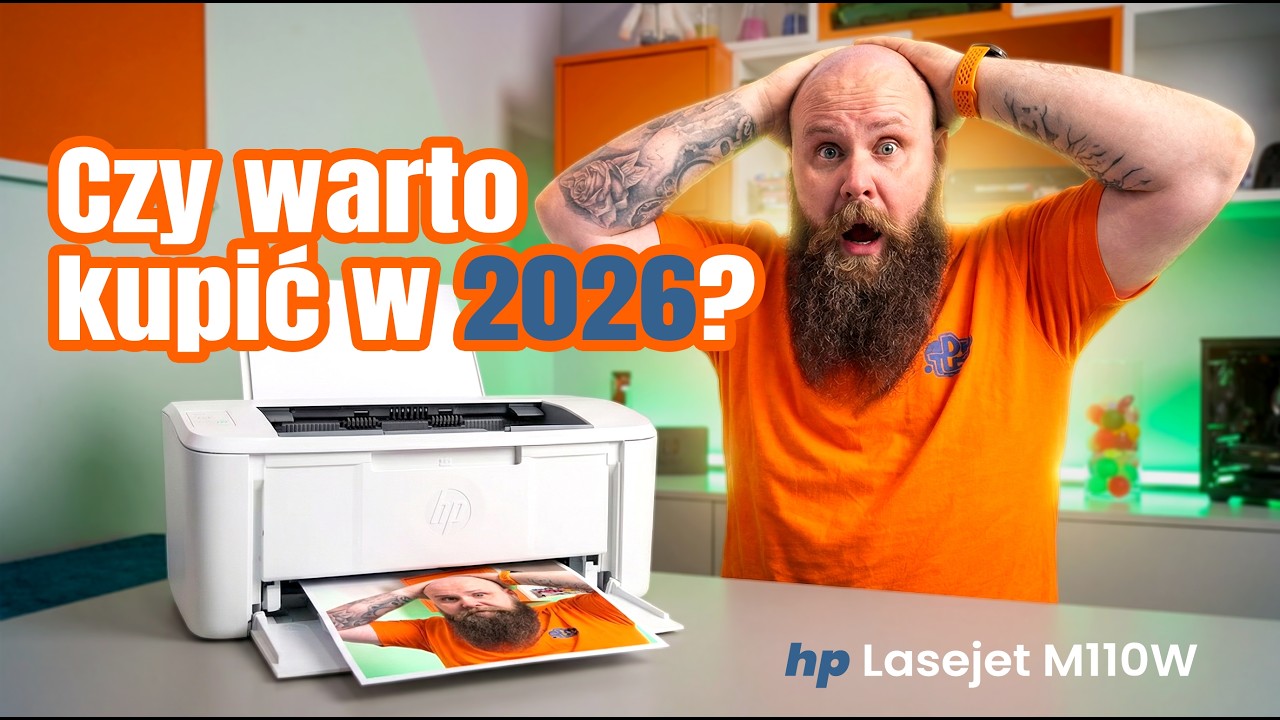 Test i recenzja drukarki HP Laser Jet M110w