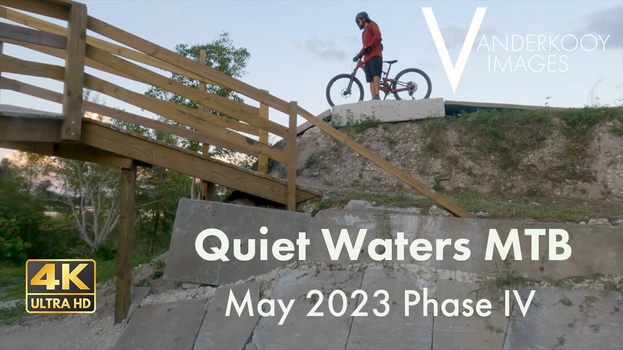 Quiet Waters MTB Trails - Phase 4 Final Section (May 2023) 4K