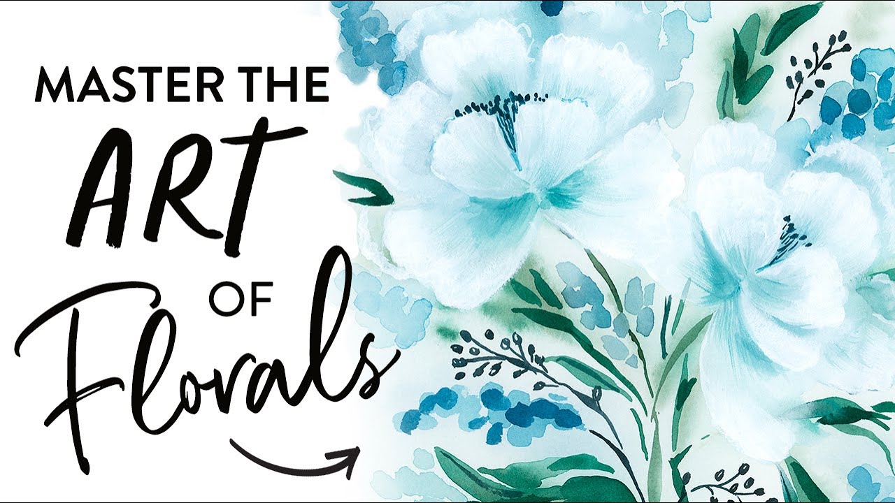 Master Watercolor FLORALS in this amazingly EASY tutorial