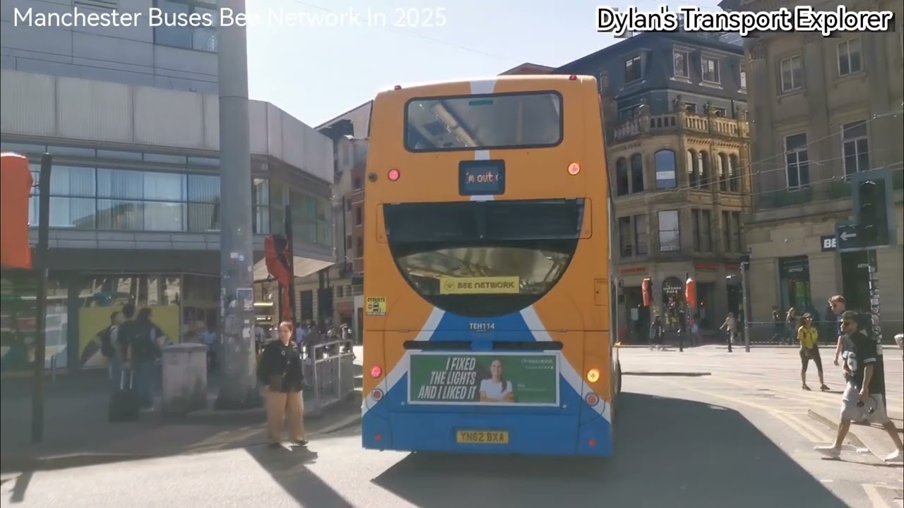 Manchester Buses In July 2025.