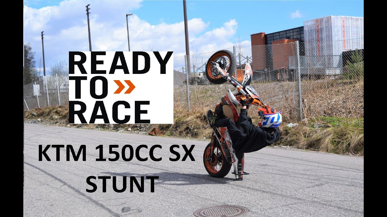 KTM 150cc Sx Stunt Riding