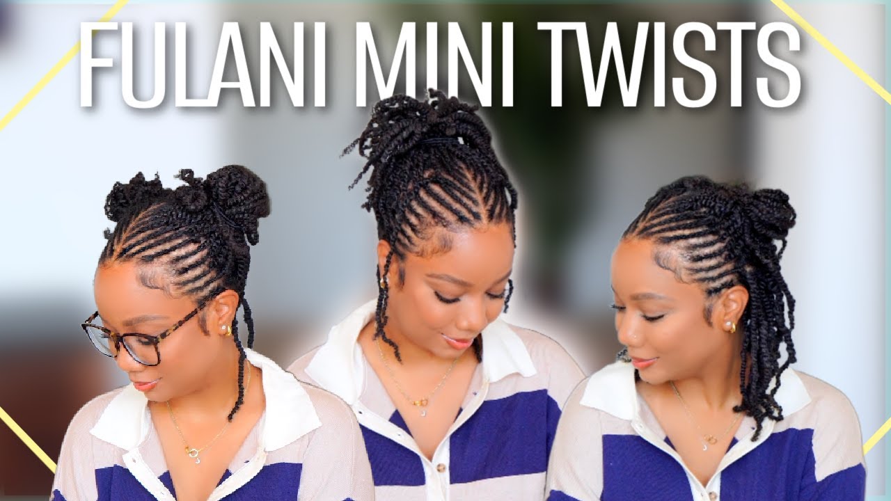 Fulani Braids Mini Twists 🔥 4a/4b Human Hair Extensions Protective Style | Hot Braids Hair