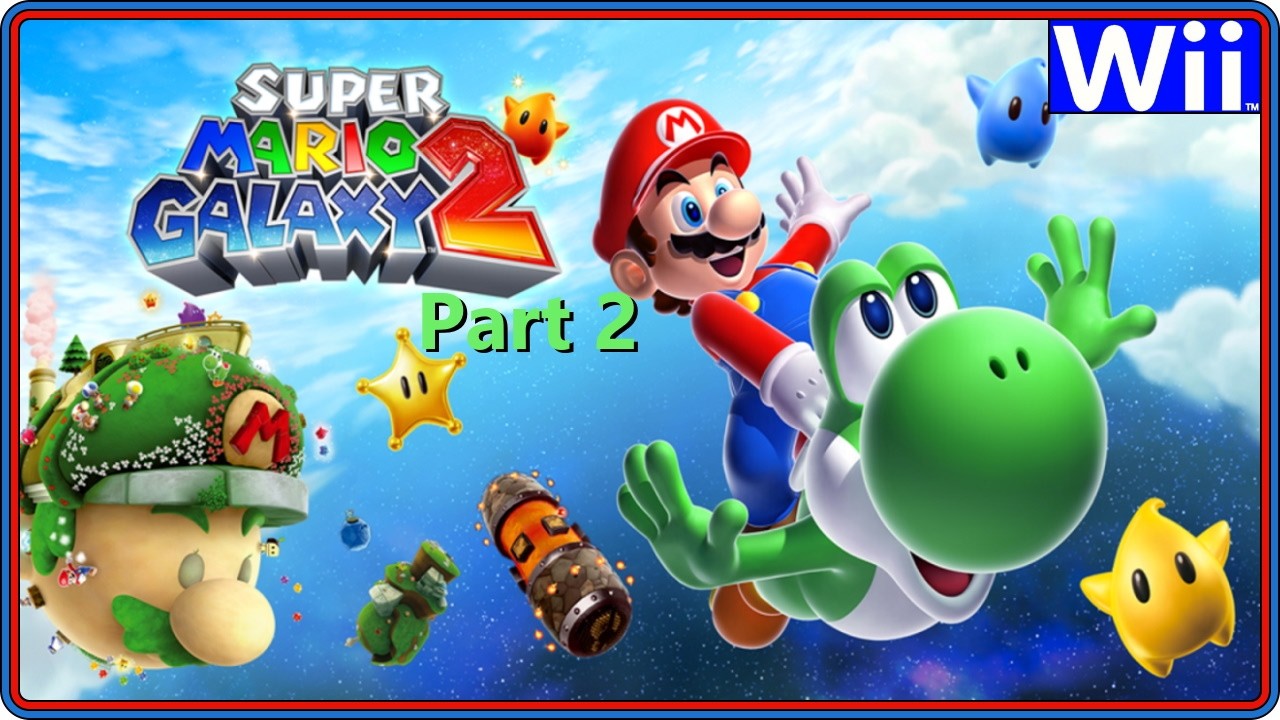 Live Stream: Super Mario Galaxy 2 Part 2 - Chased by Shadow Mario!! (Wii)