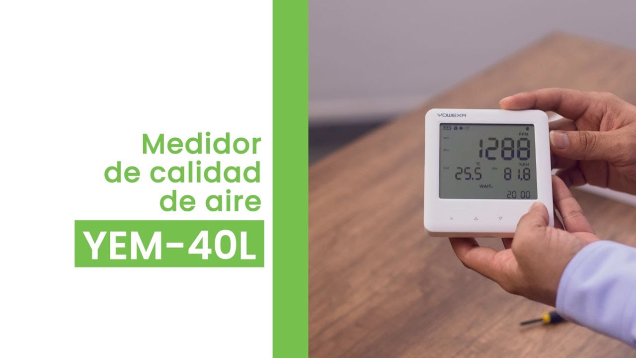 Medidor de calidad de aire YEM - 40L ¿Qué es y cómo se usa?