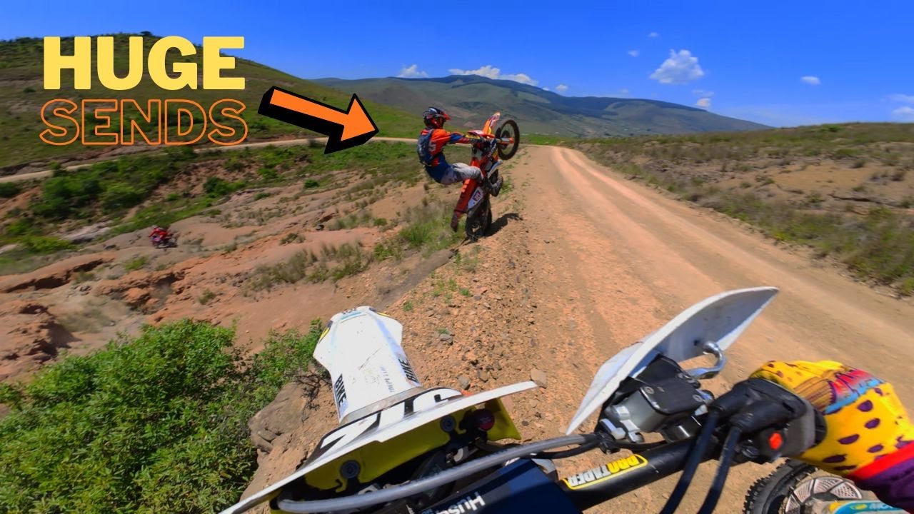 HARD ENDURO riding and HUGE SENDS with the boys!