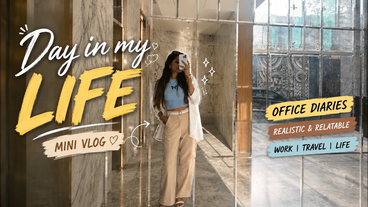Day in My Life Office Vlog | 9 to 5 Work Routine, Commute & Outfit     #dayinmylife #officevlog