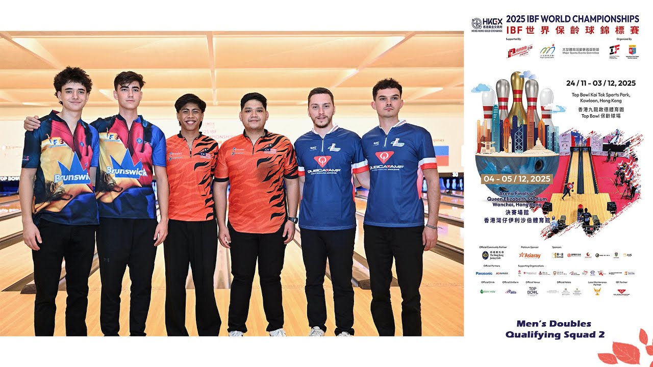 [Doubles-Men Qualifying SQ-2, Lane 9-12] HKGX 2025 IBF World Championships