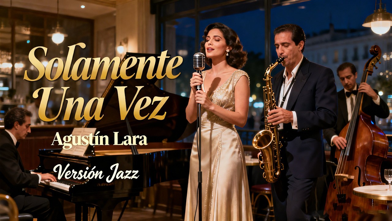 Solamente Una Vez – Agustín Lara | Cover Bolero Jazz | Jazz Latino y Música Romántica