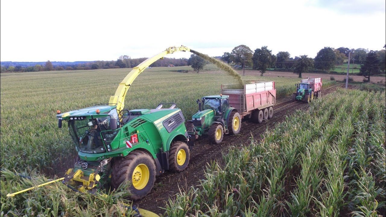 Ensilage Maïs 2020 - JOHN DEERE 9800I - ETA GAUQUELIN 🌽