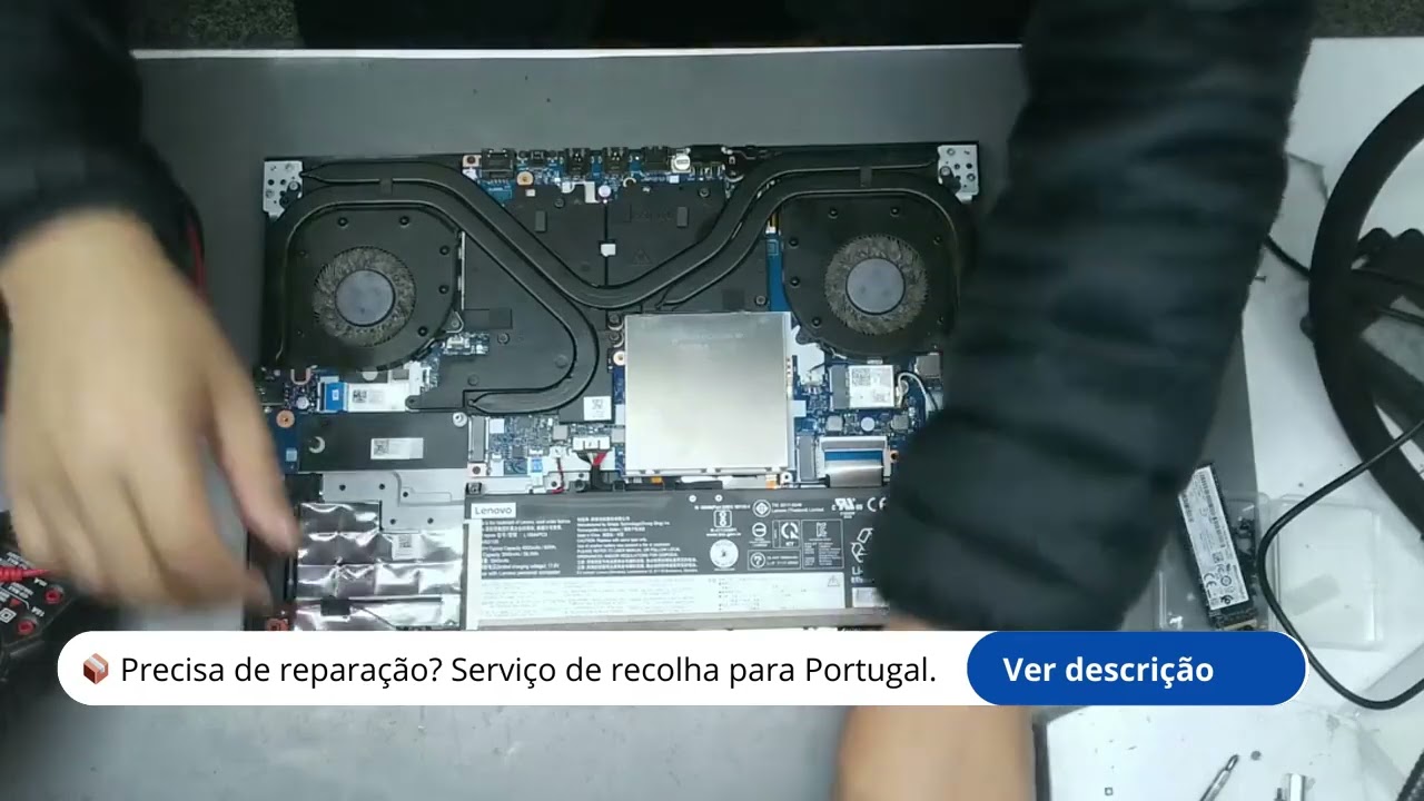 O seu Lenovo Legion 5 com placa em curto? 🔧 Reparação especializada