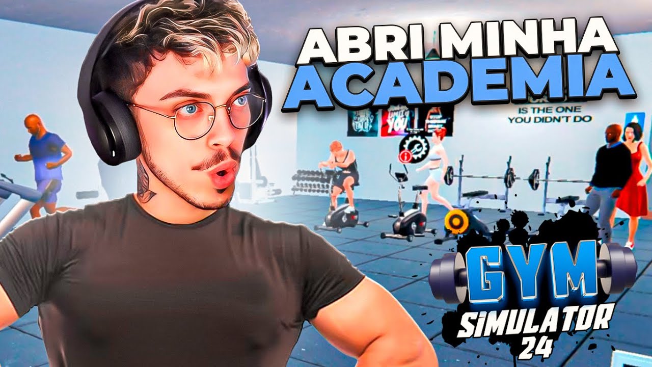 abri minha PRÓPRIA ACADEMIA - GYM SIMULATOR 24 #1