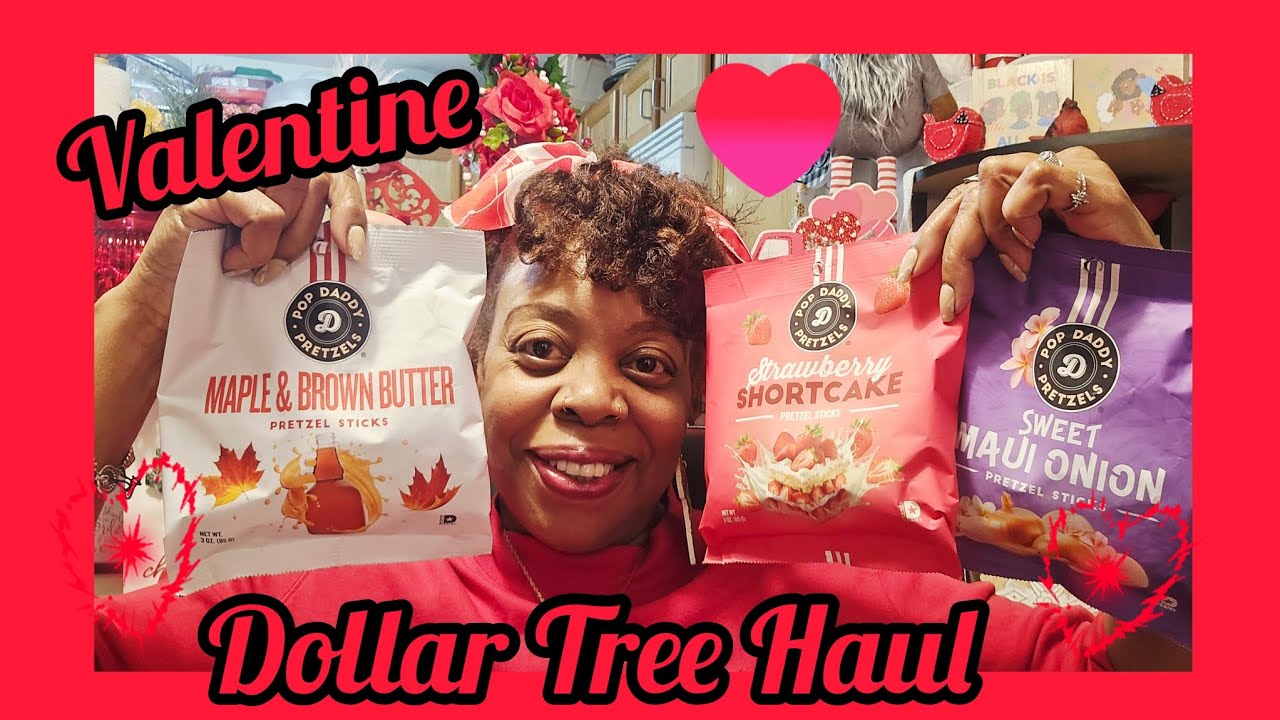 Valentine’s Dollar Tree Haul.  ❤️ #dollartree 