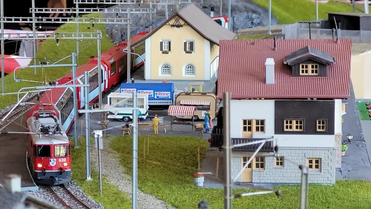 Modelleisenbahn H0m des CAMM / Train miniature H0m du CAMM (Bavois 22.10.2022)