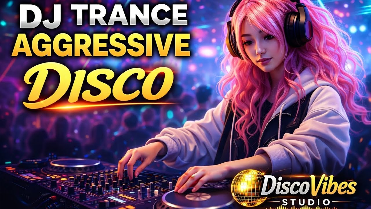 DJ Disco Aggressive Trance Mix 2026 🔥 Cyberpunk Club Music | Futuristic DJ Set