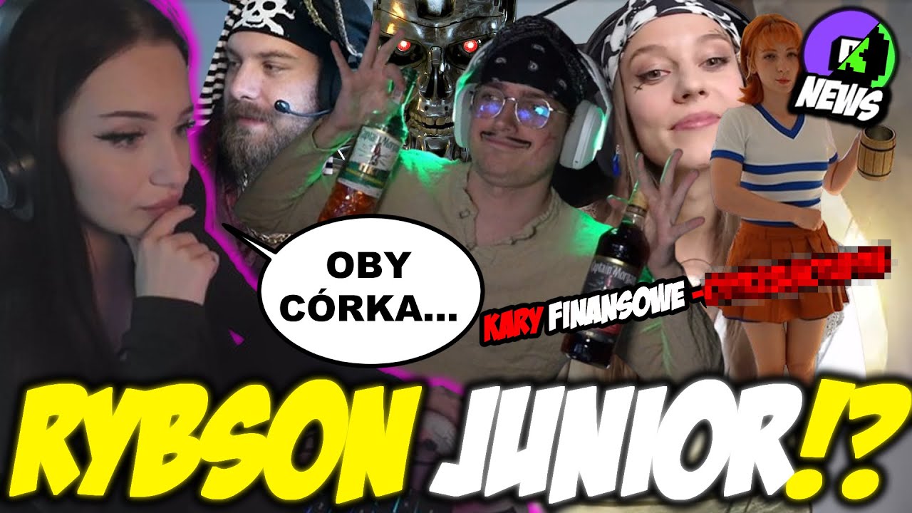 KARY DLA STREAMERÓW? AVMUSIA BĘDZIE MAMĄ? PIRACI! NAWALONY RYBSON vs CHATGPT! SZKLANA WIADOMOŚCI TTV