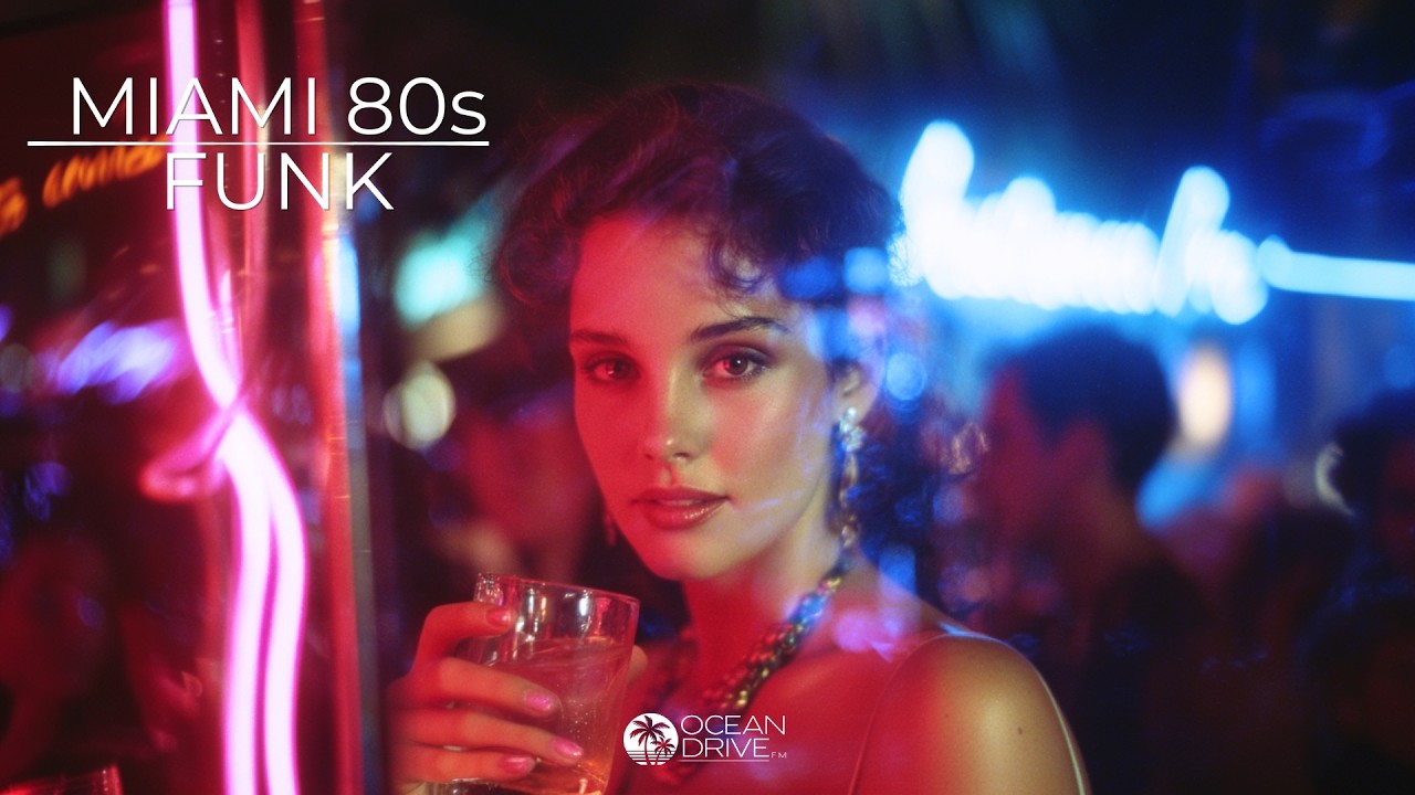 Funk 80s Retro Lounge Groove 🌙 Miami City Playlist | Chill Cocktail Vibes
