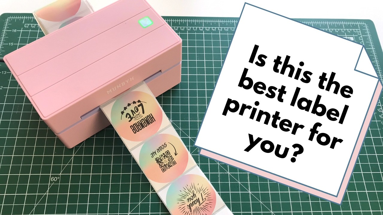 MUNBYN 130B Label Printer Unboxing and Review! 🖨️✨