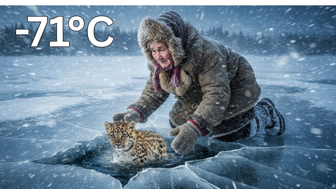 She Rescued a Baby Amur Leopard from a Frozen Lake at -71°C Siberia