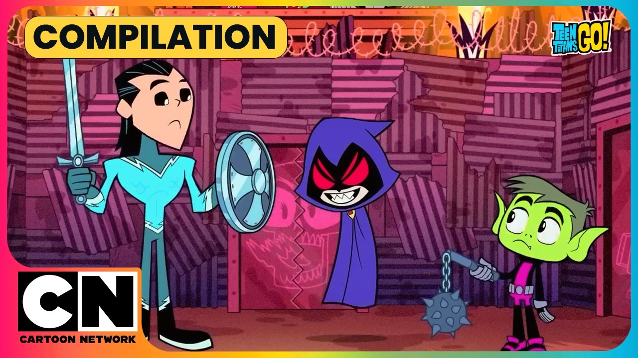 Battle for Raven’s Heart?!😱💜| Teen Titans Go💝| Cartoon In English🤩| Love Moments🥳| @cnindia ​