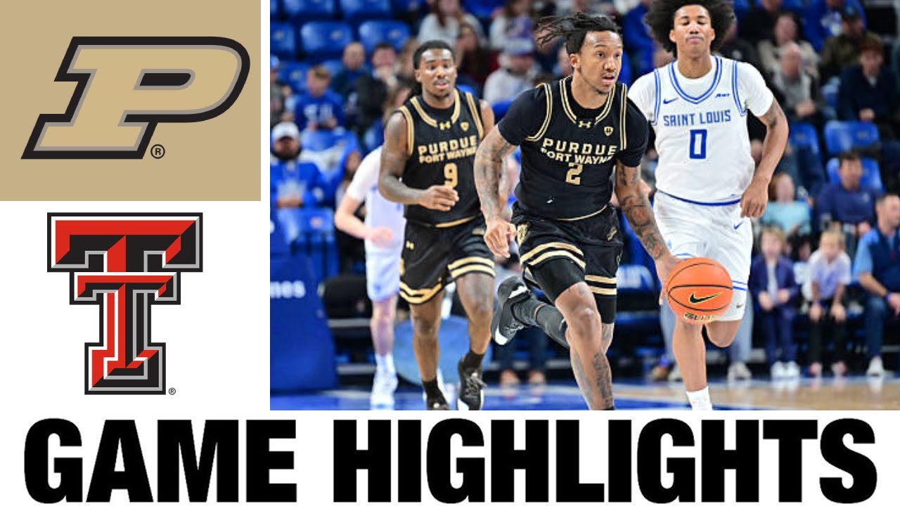 #1 Purdue vs #15 Texas Tech Highlights | Men's Basketball | College Basketball 2025