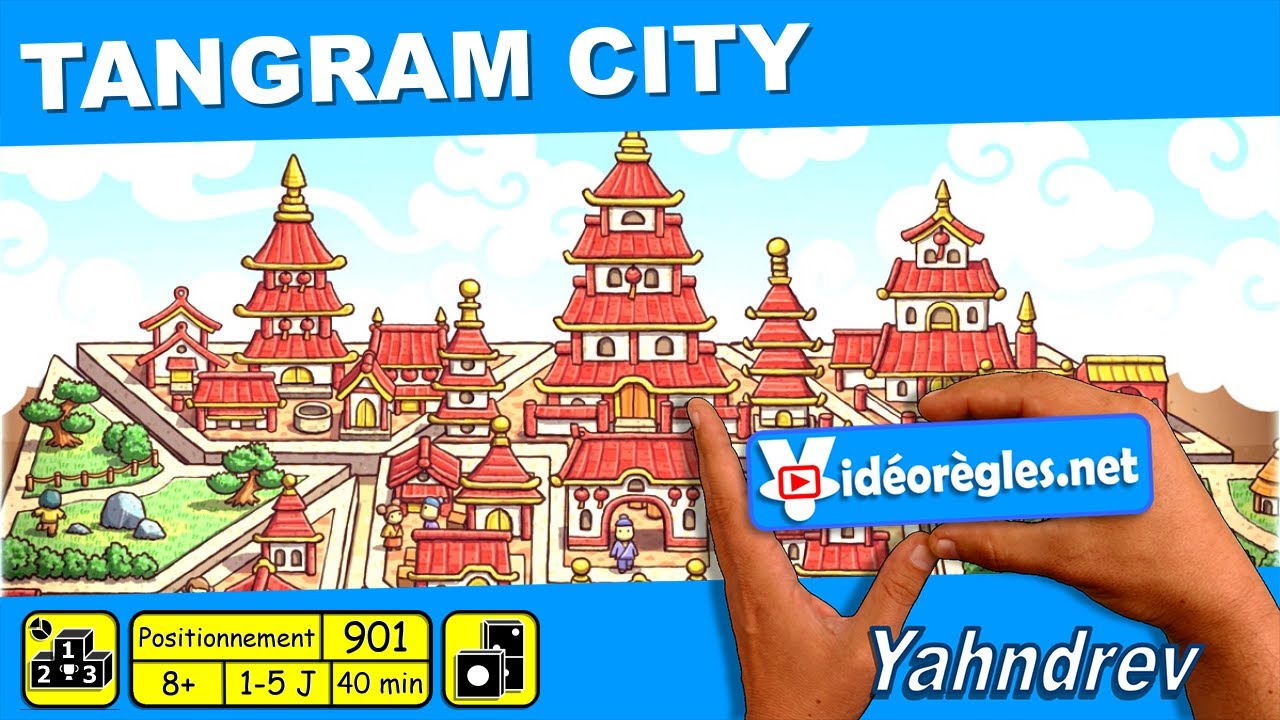 TANGRAM CITY Vidéorègle 4K du Jeu de Société par Yahndrev (#901)