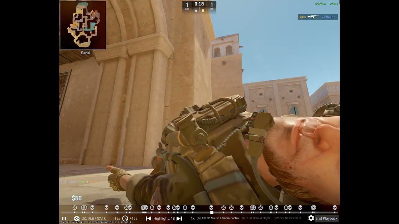 INSANE 1v4 on Anubis | CS2 New Maps | Premier Match