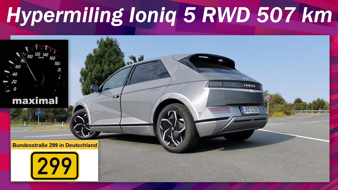 HYUNDAI Ioniq 5 (72,6kWh) extrem stromsparend💰fahren mit dem Elektroauto🚘🔌