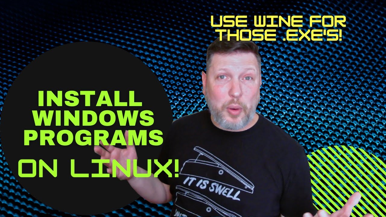 How to Install Windows Programs on Linux!  Using Wine to install .exe files in Linux
