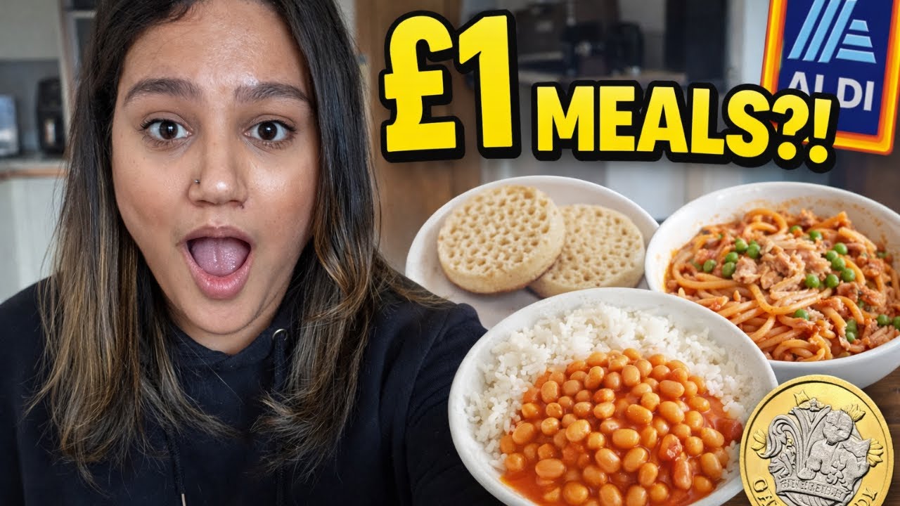 Can I SURVIVE on £1 meals for 24 hours? | Aldi Edition