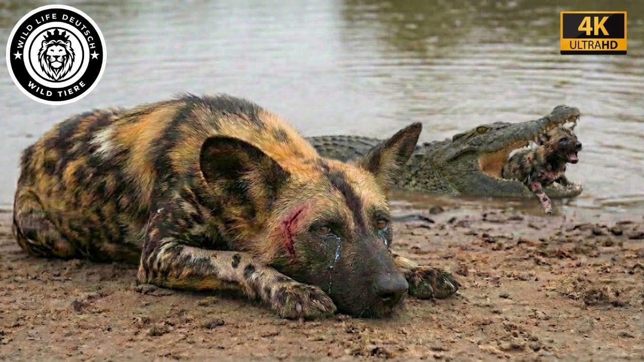 Krokodil vs Wildhund &ndash; &Uuml;berraschungsangriff in Afrikas Wildnis (Spezialfolge) | Tierdokumentation