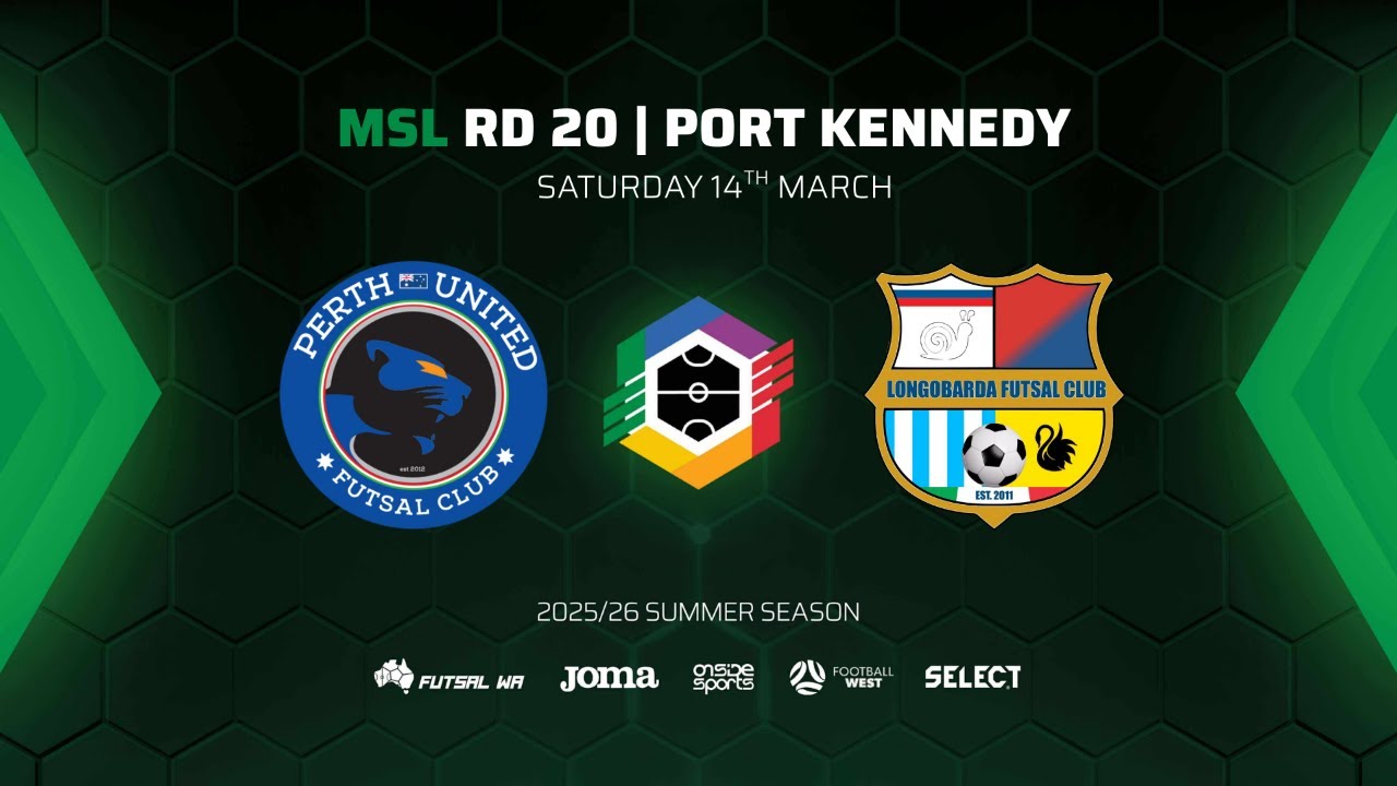 R20 | MSL : Perth United Futsal Club vs Longobarda Futsal Club