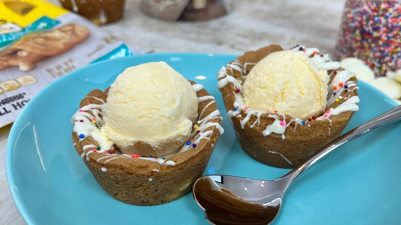 Cookie Ice Cream Cup