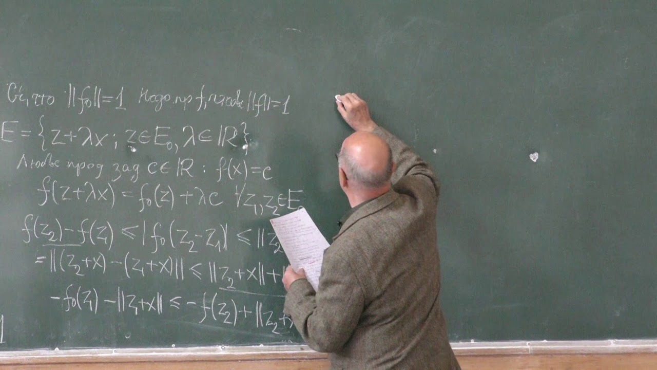 Хелемский А. Я. - Функциональный анализ. Часть 1 - 4. Теорема Хана-Банаха