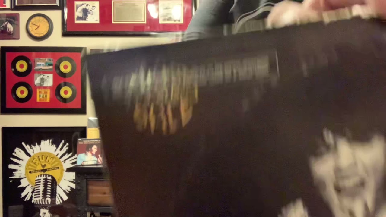 The Elvis Workshop - opening the new On Stage red vinyl album.