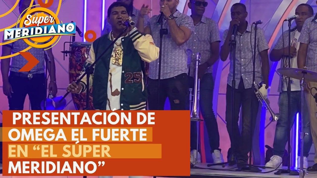 Presentación de Omega El Fuerte en El Súper Meridiano