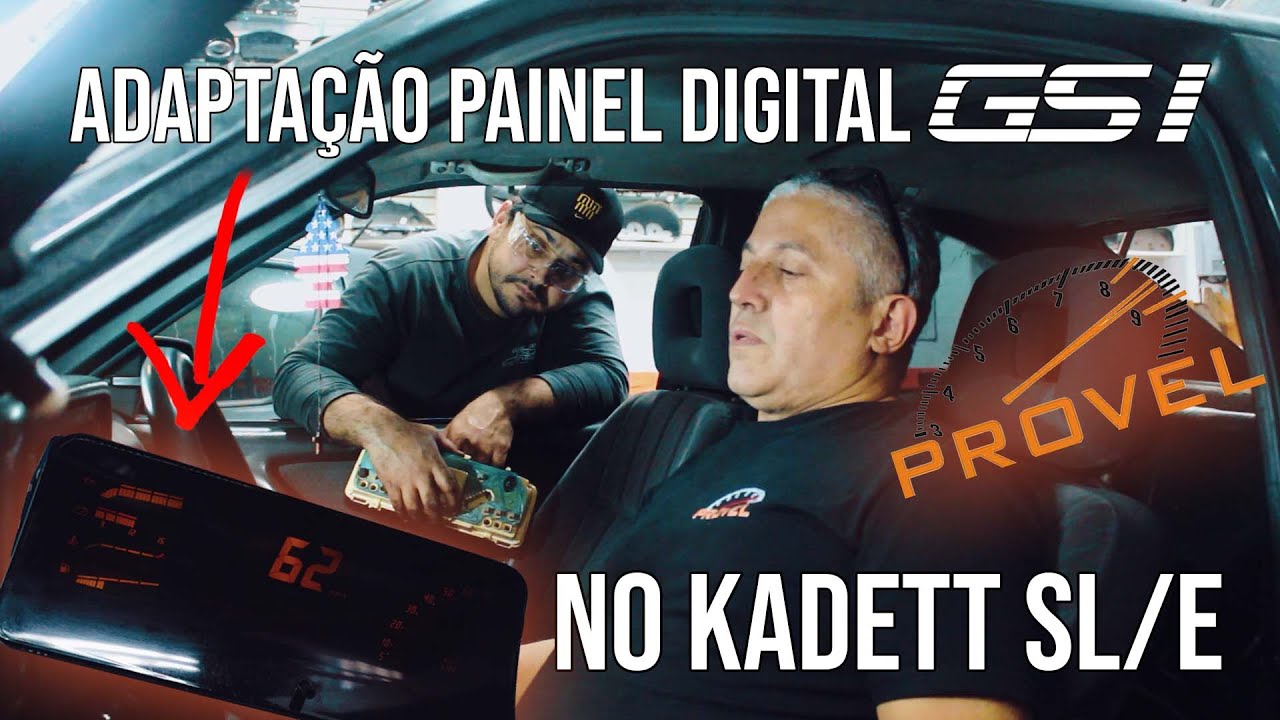 ADAPTANDO PAINEL DIGITAL DO GSi NO KADETT EFI
