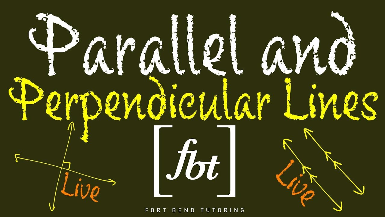 🔵 Writing Linear Equations: Parallel and Perpendicular Lines Live [fbt]