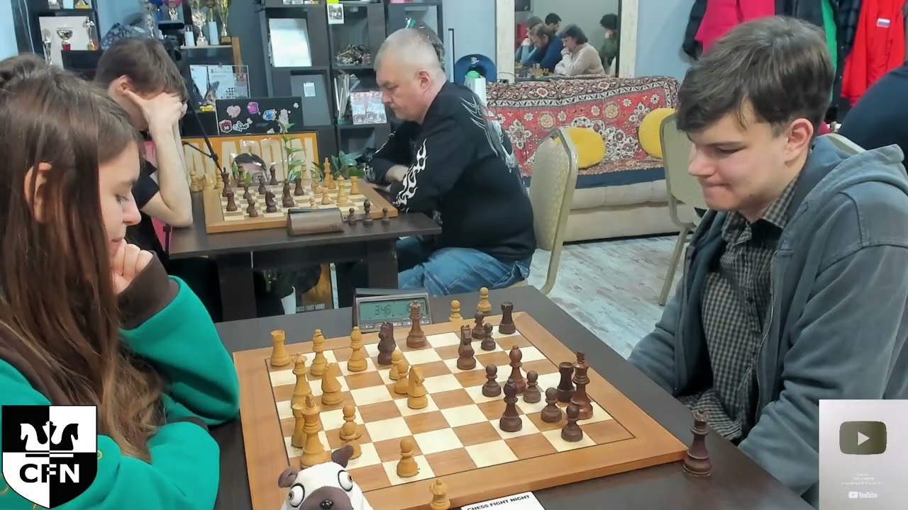 A new theory in Alapin's defense. Pinkamena vs Fedorenko I. Chess Fight Night. Rapid