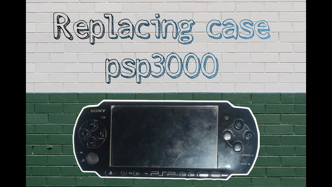 Psp 3000 replace case/shell assemble and disassemble |Drewtv