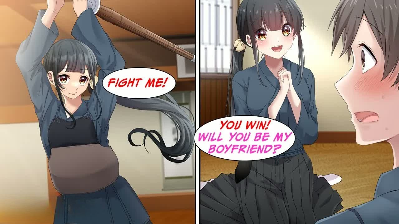 [Manga Dub] I defeated the Kendo Club president, and she asked me out... [RomCom]
