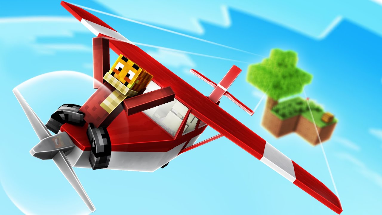 Minecraft Skyblock, aber mit FLUGZEUGEN